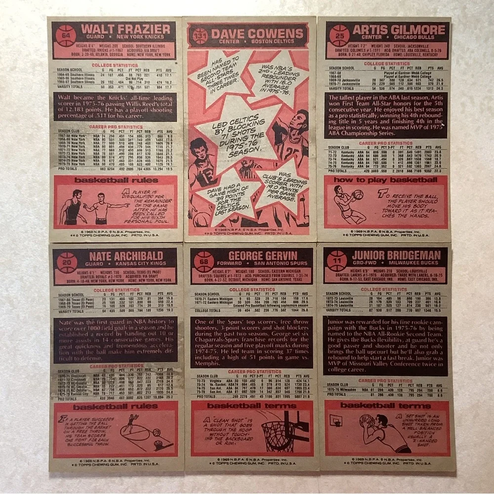 1976-77 Topps Basketball Cards “Tall Boys” Lot of 16 w/ Stars and HOFers - Picture 3 of 8